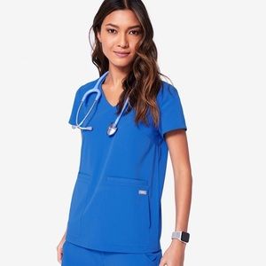 Figs limited edition style CUSCO top S Royal blue